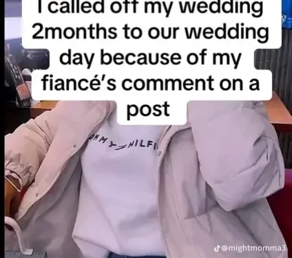 Lady calls off wedding after seeing fiancé’s comment on a post
