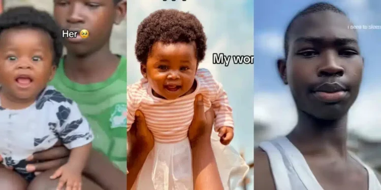 16-year-old boy flaunts his beautiful baby who made him a father