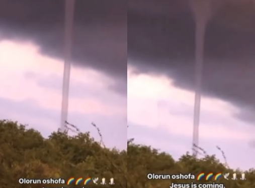 Celestial Church of Christ members ecstatic after they reportedly “saw” their founder, late Samuel Oshoffa in the sky (video)