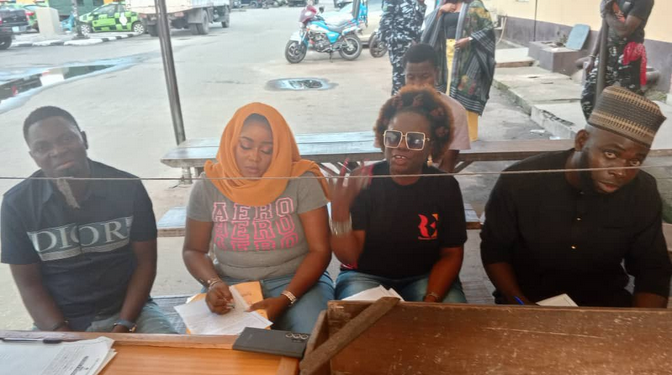 Celebrant, event planner, musician and others arrested for organizing a birthday party on a road in Ikoyi (photos)