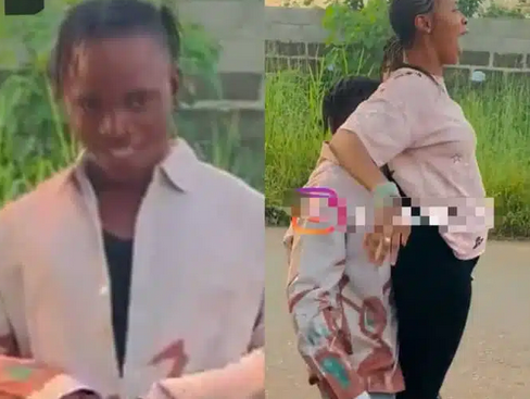 See the Nigerian man who uses his teeth to lift people up (video)
