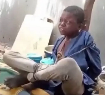 Almajiri boy tied to a tree and flogged for failing Quran recitation (video)