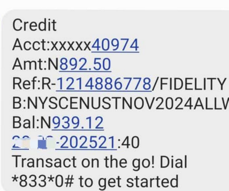 Corps member calls out Enugu state government for paying him ₦892 as NYSC allowance