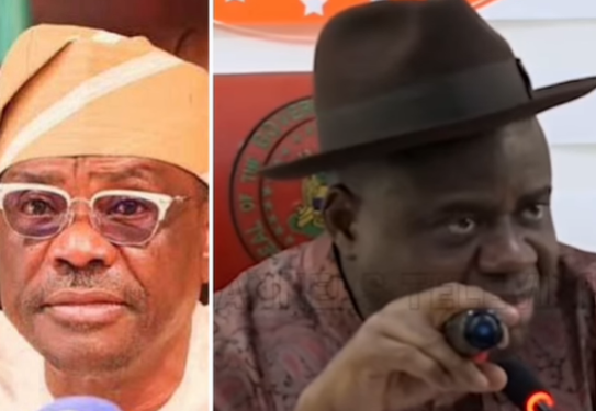 Bayelsa State Governor, Douye Diri, bans planned hosting of FCT Minister Nyesom Wike anywhere in Bayelsa (video)