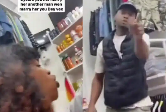Man reclaims shop from girlfriend after finding out she got engaged to someone else