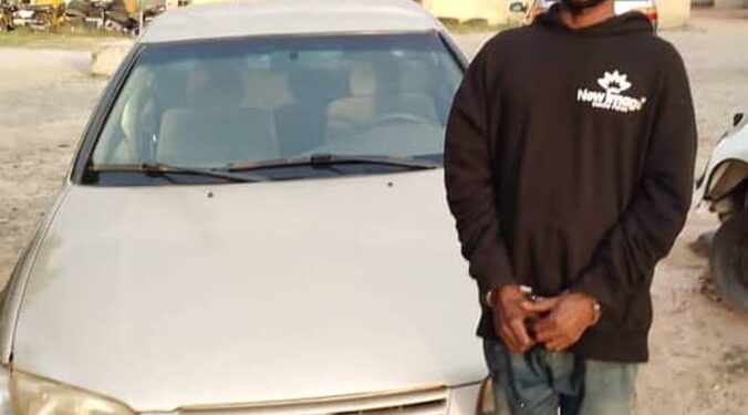 Security Guard About To Sell Car Stolen Form Anambra Caught By Police In Niger