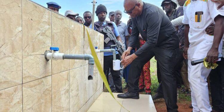 Peter Obi Commissions Borehole In Anaogaji, Kogi State