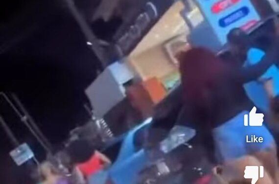 Young Ladies Dive For Cover As Man Exposes Location Of Lagos Hookup Girls (Video)