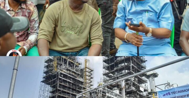 Community Youths Shut Down Port Harcourt Refinery Over Unemployment (Video)