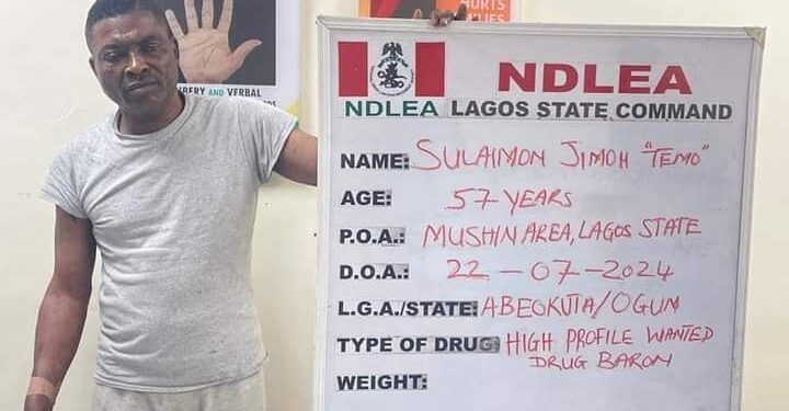 NDLEA Arrests Most Wanted Lagos Drug Baron (Photos)