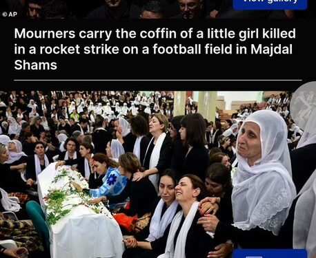 Mourners Gather For Funerals Of Children Killed By Hezbollah (Photos)