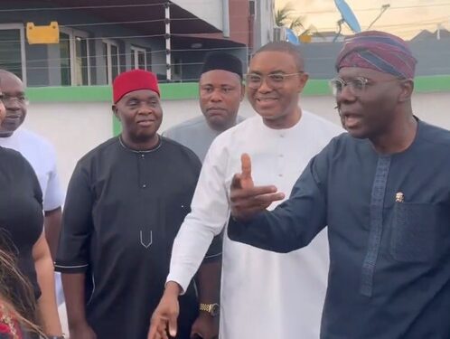 Sanwo-Olu Pays A Condolence Visit To The Family Of Emmanuel Iwuanyanwu