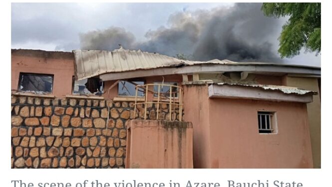 Bauchi Governor Imposes Curfew As Protesters Set Vehicles & Secretariat On Fire