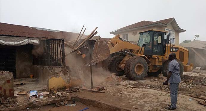 Anambra state begins demolition of illegal structures