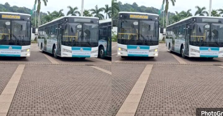 President Tinubu Commissions 20 CNG Buses Produced By Innoson Motors