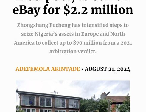 Chinese Company To Sell Nigeria’s Houses In Liverpool, UK For $2.2 Million