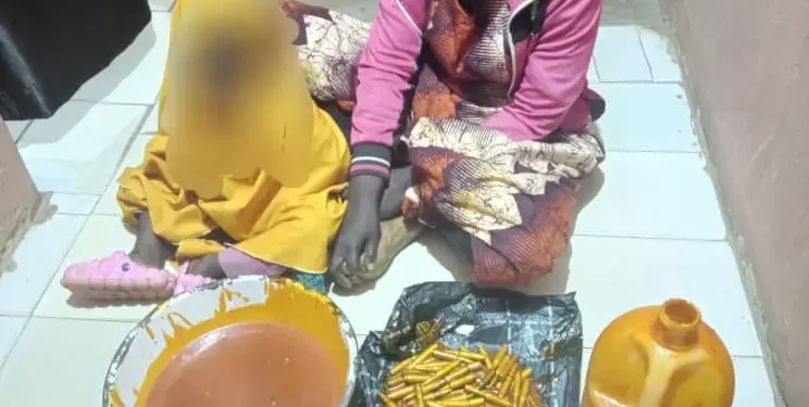 Police Arrest Woman With 124 Rounds Of Ammunition Hidden Inside Palm Oil (Photo)