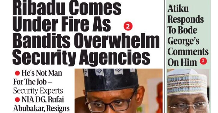 Ribadu Comes Under Fire As Bandits Overwhelm Security Agencies
