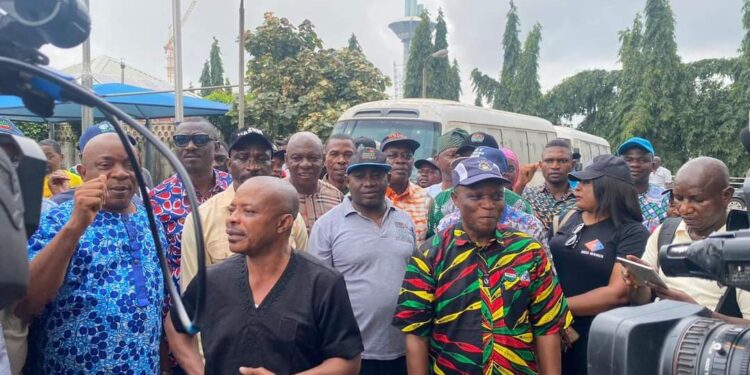 NLC President Ajaero Returns To Labour House After Visit To Police