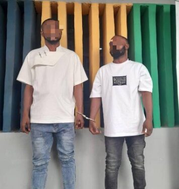 See Two Guys Who Carry & Rob Sex Workers In Lagos (Photo)