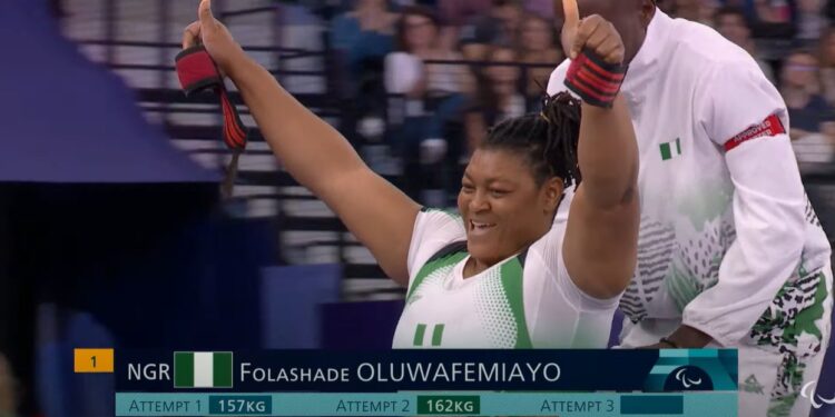 Folashade Oluwafemiayo Wins Gold For Nigeria And Sets New World Record