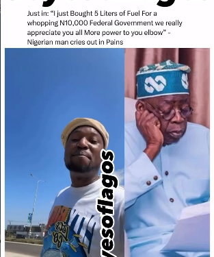 “I Just Bought 5 Liters Of Fuel For ₦10,000” – Man Cries Out (Video)