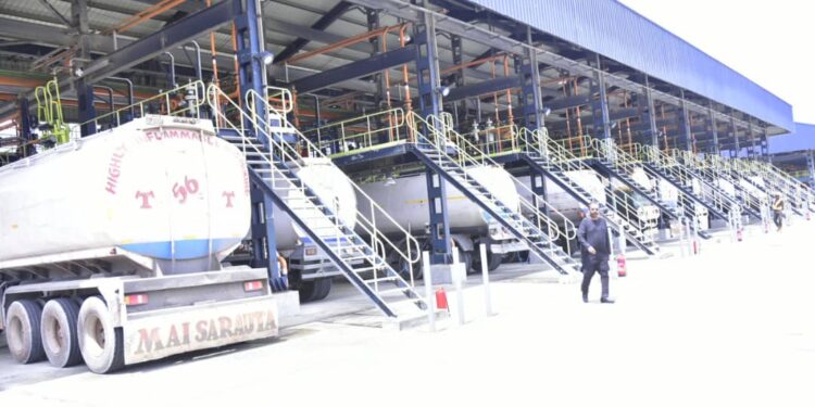 NNPC Begins Lifting Of Petrol At The Dangote Petroleum Refinery (Photos)