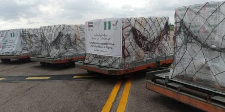 Flood: Nigeria Receives 50 Tonnes Of Relief Materials From UAE
