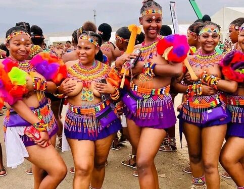 40,000 Virgins Participate In 40th Anniversary Of Reed Dance In South Africa