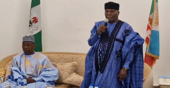 Maiduguri Flooding: Atiku Pledges ₦100M In Rebuilding Borno After Disaster (Photo)