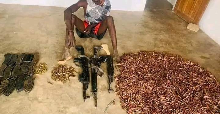 Army Capture Notorious Gun Runners In Jos, Plateau State Recover Arms (Photo)
