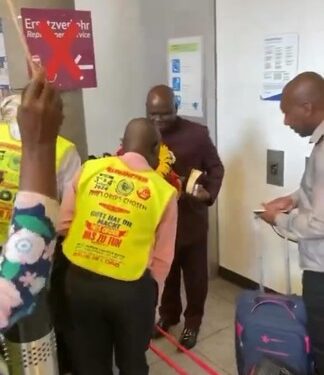 See How Lord’s Chosen Members Welcomed Their G.O Muoka To Germany (Video)