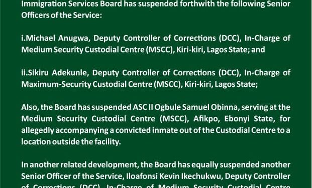 Bobrisky: Interior Board Suspend Culpable Officers As Investigations Begin