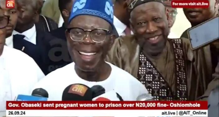 Governor Obaseki Jailed Pregnant Women Over ₦20,000 Fine – Oshiomhole (Photos, Video)