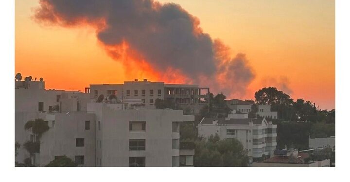 Israel Strikes Hezbollah’s Headquarter In Beirut (Photo)