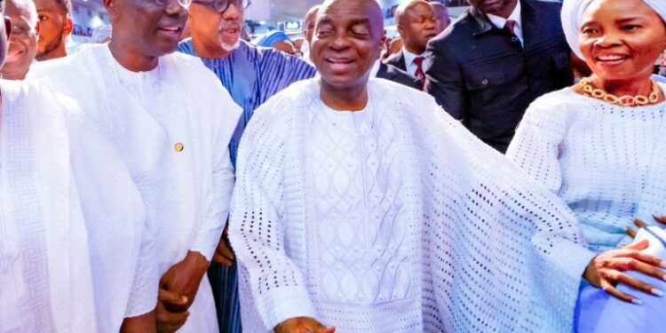 I Will Be With You On Your 90th Birthday, Obasanjo Tells Oyedepo (Photos)