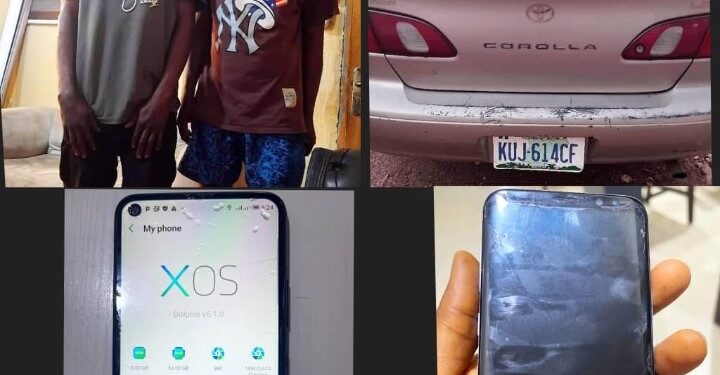 Two Men Arrested For Car Breaking, Stealing In Enugu, Police Recover Evidence