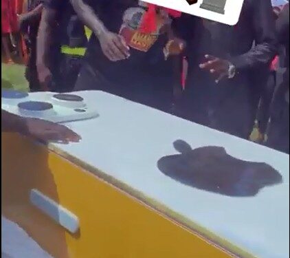 Slay Queen Buried In iPhone 14 Pro Max Casket (Photos, Video)