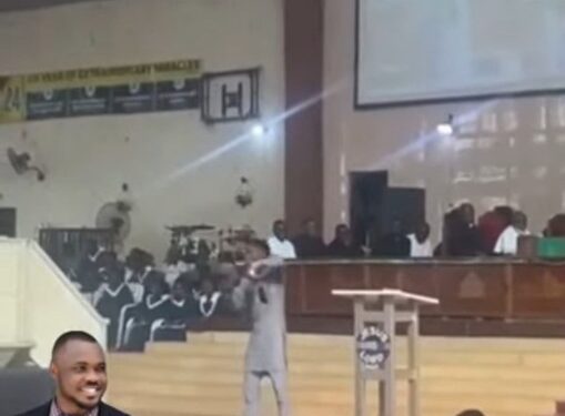 A Pastor Was Chased Away From The Altar After Calling For Seed-Sowing (Video)