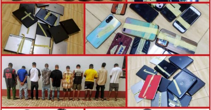 EFCC Arrests 44 Online Scammers In Enugu, Anambra