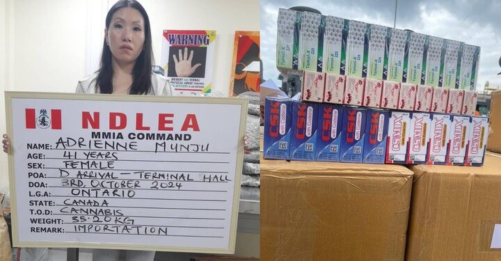 NDLEA Arrests Canadian Woman With Drugs At Lagos Airport