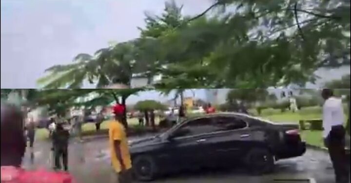 Heavy Gunshots As Thugs Take Over Obio Akpor LG Council Headquarters (Video)