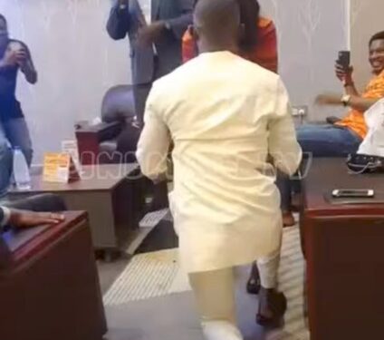 Lady In Tears As Her Boyfriend Proposes To Her In Port Harcourt (Video)