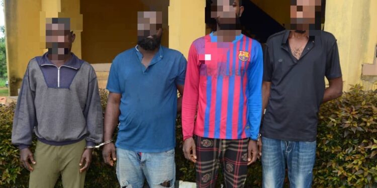 Four-Man Gang Who Specialize In Stealing Of Vehicle Brain Box Caught In Ondo