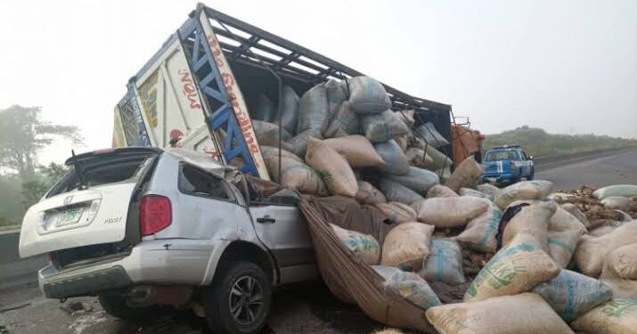 Truck Crushes Couple To Death In Ogun