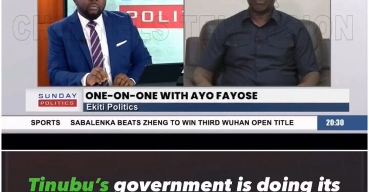 Tinibu’s Government Is Doing Its Best – Fayose (Video)