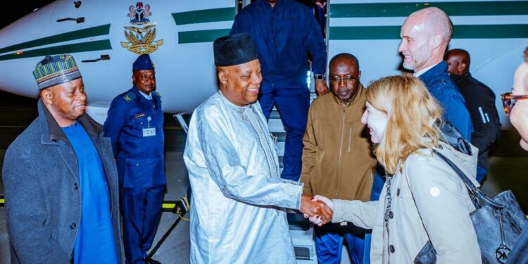 VP Shettima Arrives Sweden For 2-Day Visit (Photos)