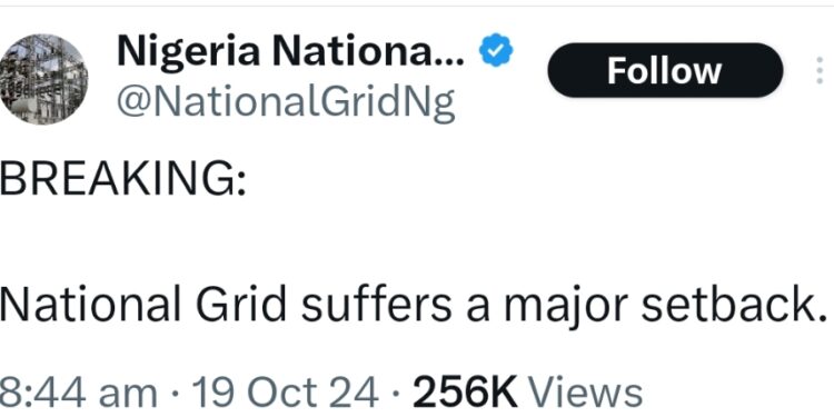 National Grid Suffers A Major Setback