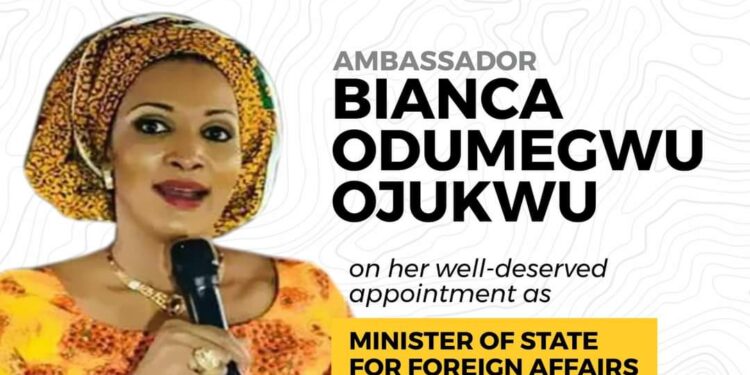APGA Congratulates Bianca Ojukwu On Her Ministerial Appointment
