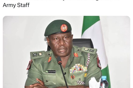 President Tinubu Appoints Maj-Gen Olufemi Oluyede As Acting Chief Of Army Staff